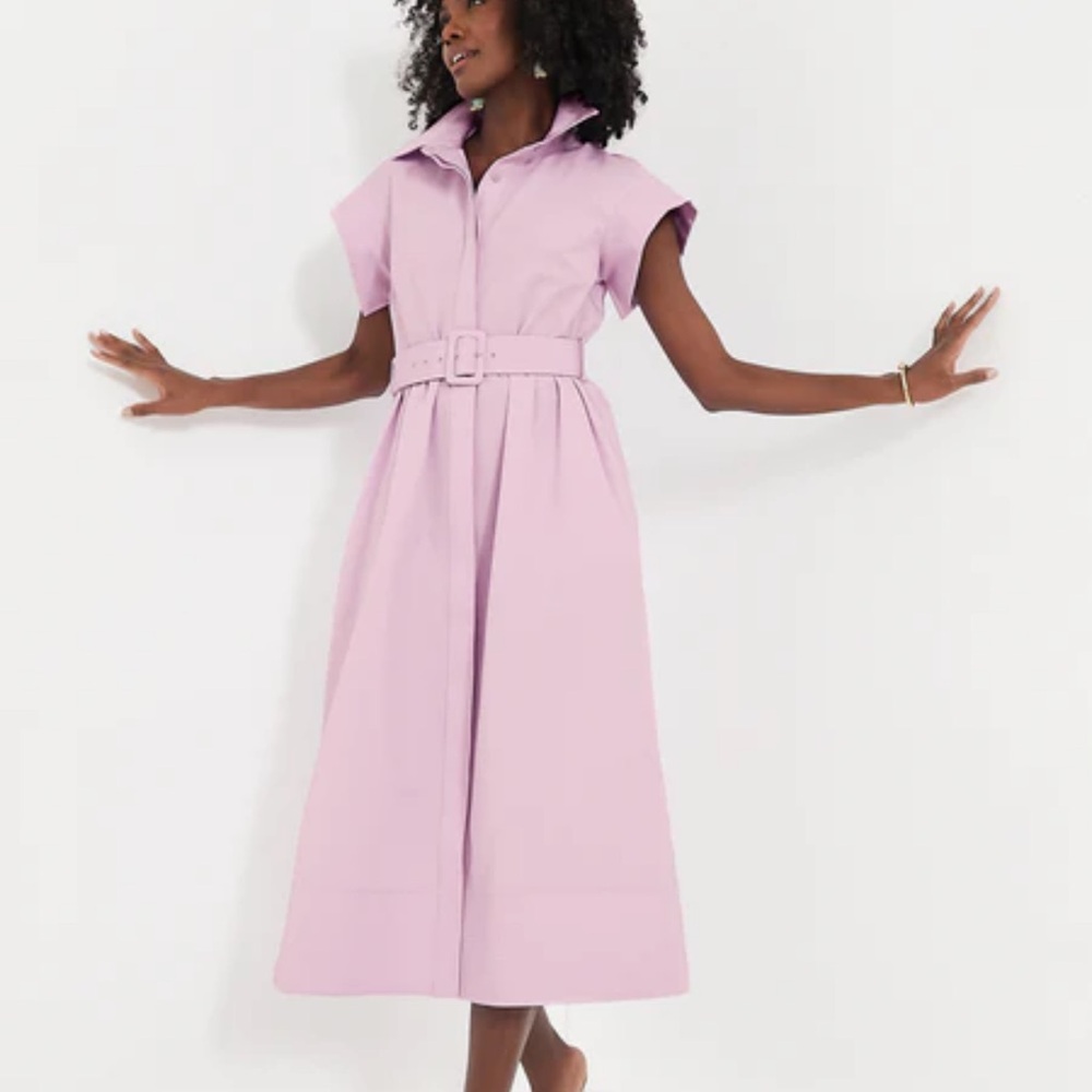 Tuckernuck Chloe Lilac pink Midi Dress Brand New With Tags size MEDIUM